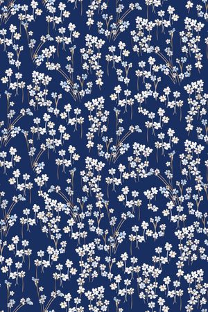 小碎花印花华亿平台图片