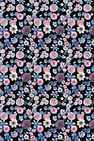 满版散花印花华亿平台图片