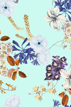 复古印花华亿平台图片