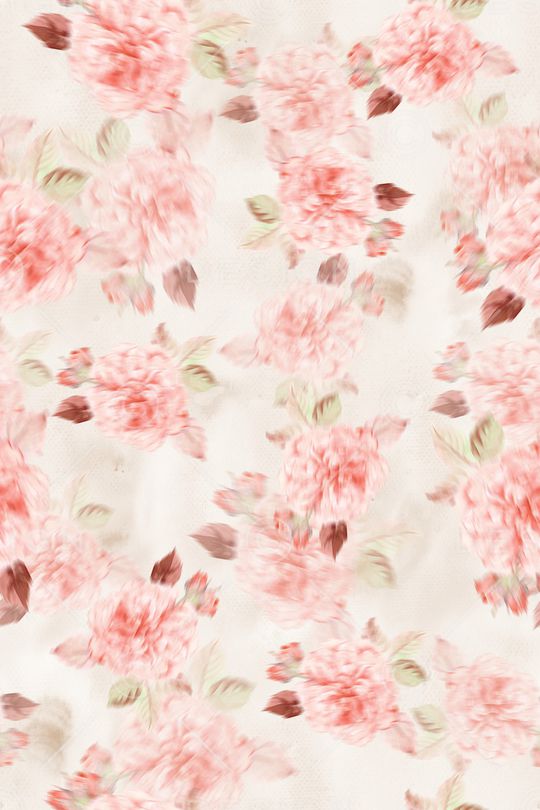 模糊花卉印花华亿平台图片