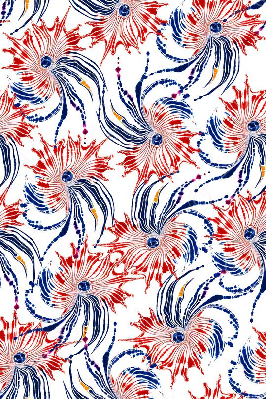 抽象印花华亿平台图片