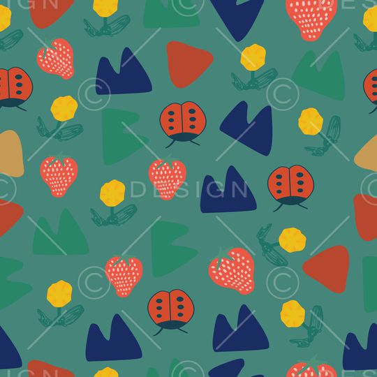 瓢虫印花华亿平台图片