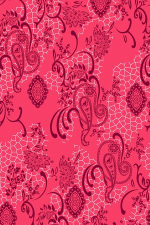 佩斯利印花华亿平台图片