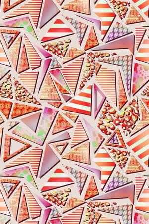 几何印花华亿平台图片