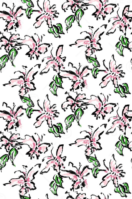 笔触印花华亿平台图片