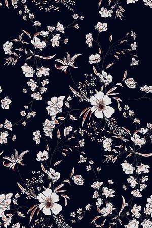 小碎花印花华亿平台图片