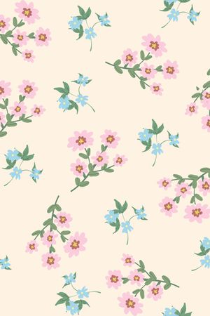 小碎花印花华亿平台图片