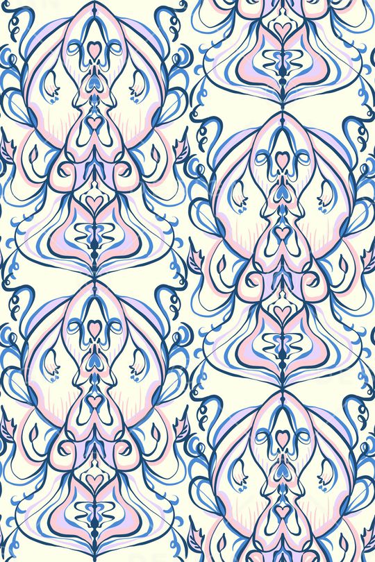 小清新印花华亿平台图片