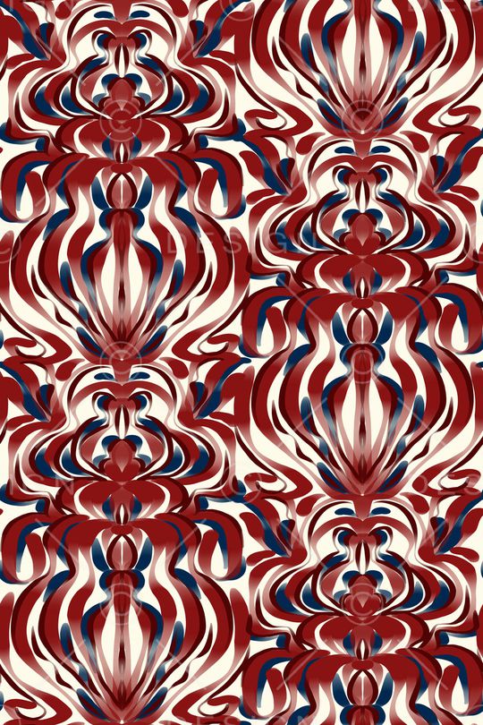 复古印花华亿平台图片