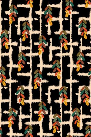 绿植树叶印花华亿平台图片