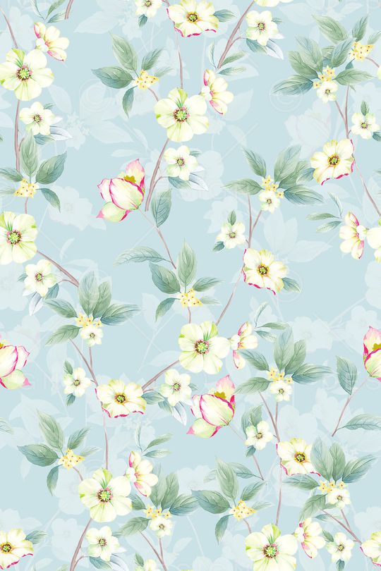 小清新印花华亿平台图片