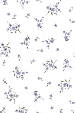 小碎花印花华亿平台图片