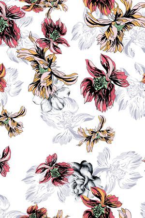 抽象印花华亿平台图片