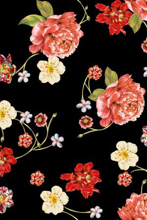 复古印花华亿平台图片