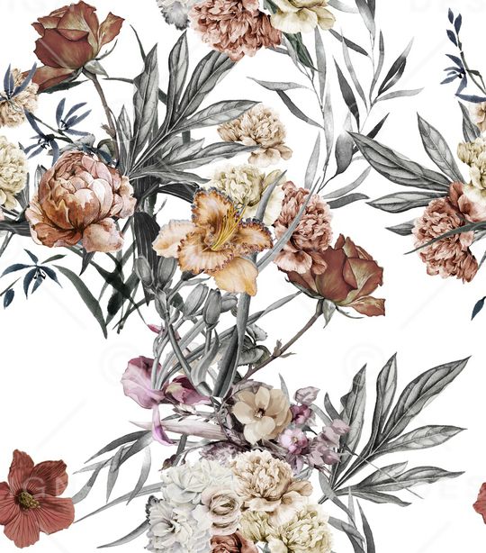 复古印花华亿平台图片