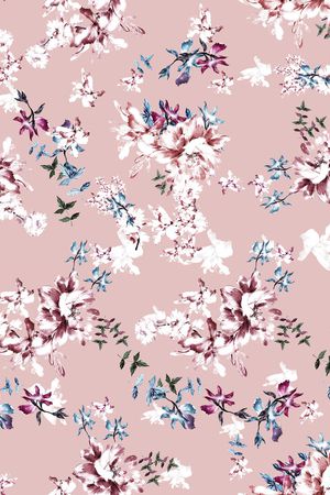 小碎花印花华亿平台图片