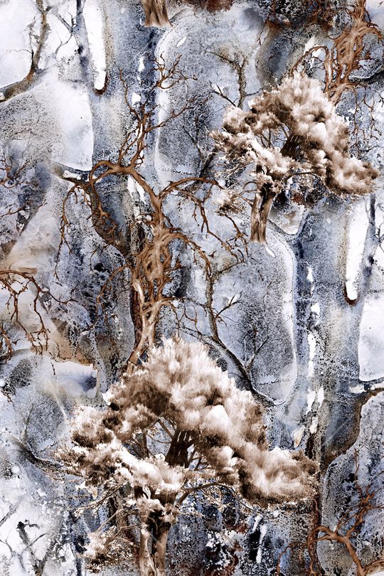 抽象印花华亿平台图片