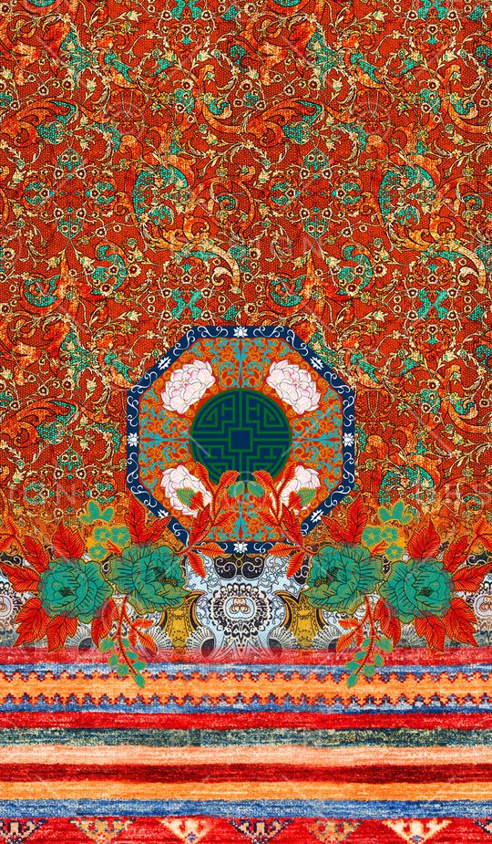 定位花印花华亿平台图片