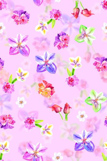 小花印花华亿平台图片