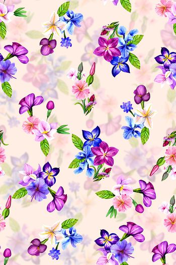 小花印花华亿平台图片