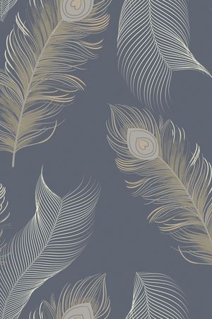 羽毛印花华亿平台图片