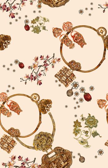 中国风印花华亿平台图片