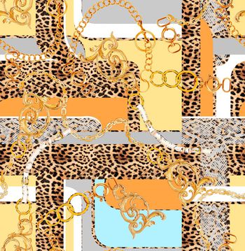 动物纹印花华亿平台图片