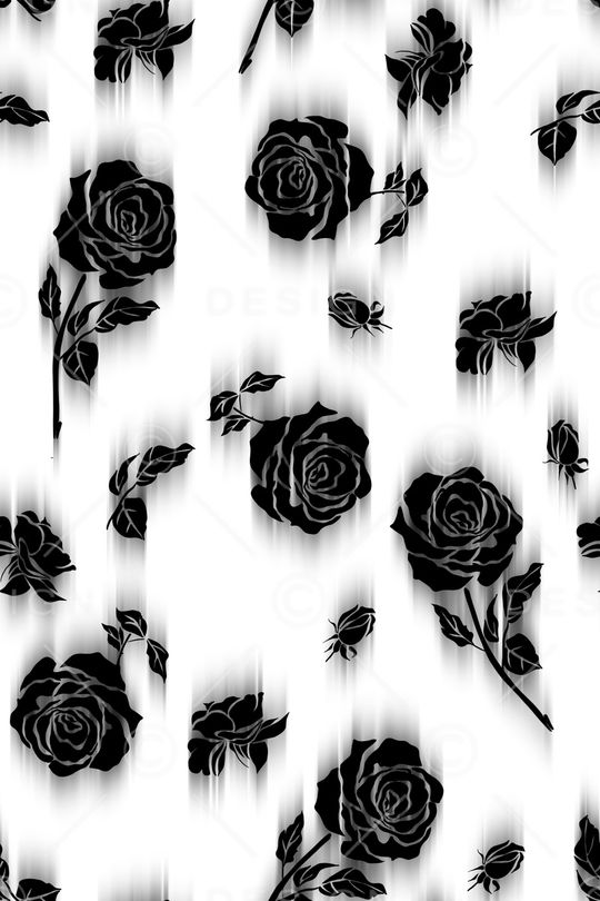 黑白印花华亿平台图片