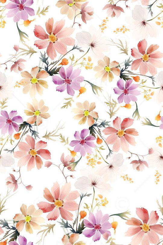 满版散花印花华亿平台图片