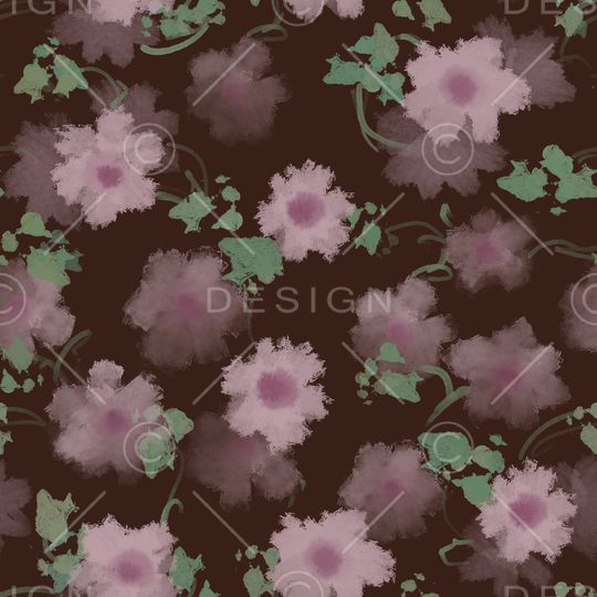 抽象花卉印花华亿平台图片