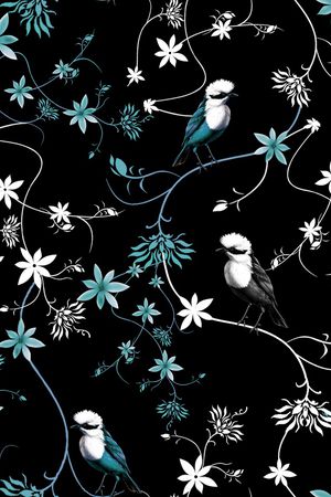 鸟印花华亿平台图片