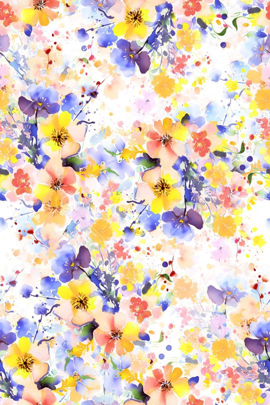 水彩印花华亿平台图片