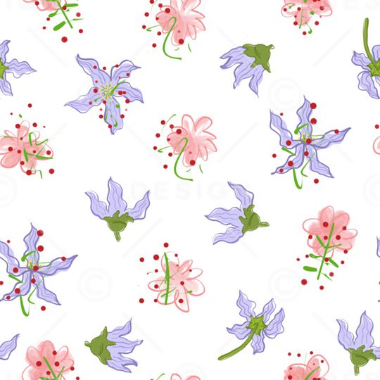 小清新印花华亿平台图片