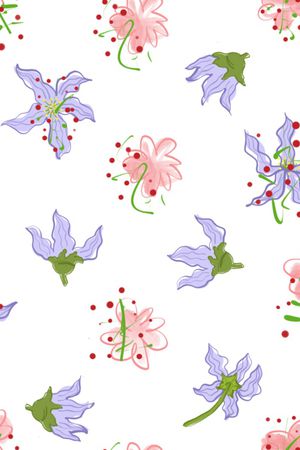 小清新印花华亿平台图片