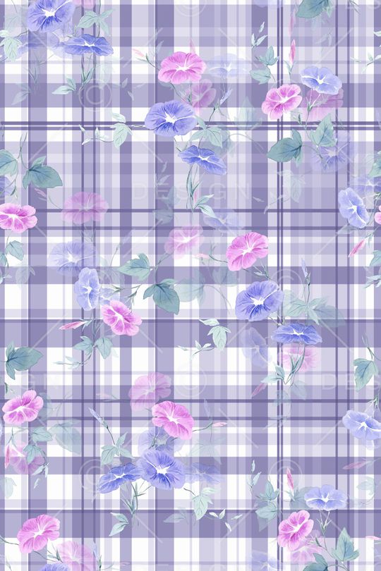 牵牛花印花华亿平台图片