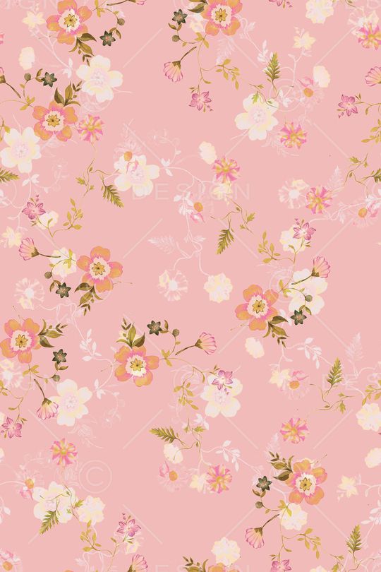 满版散花印花华亿平台图片