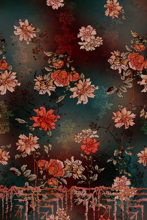 民族风印花华亿平台图片