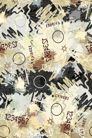 抽象印花华亿平台图片