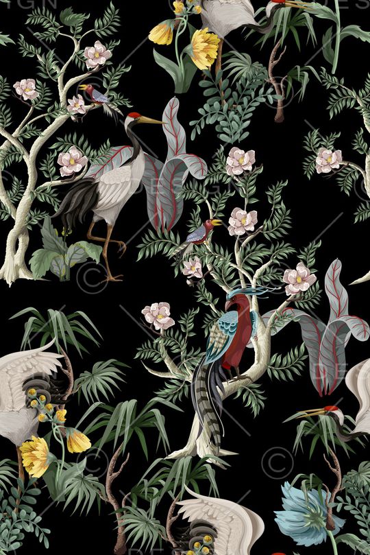 中国风印花华亿平台图片