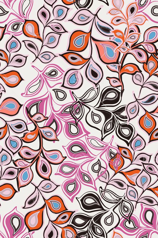 凤尾花印花华亿平台图片