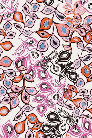 凤尾花印花华亿平台图片