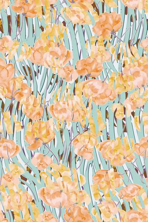 抽象印花华亿平台图片