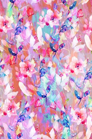 水彩印花华亿平台图片