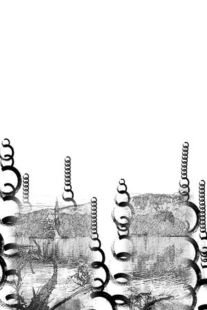 水墨风印花华亿平台图片