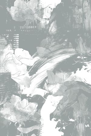 水墨风印花华亿平台图片