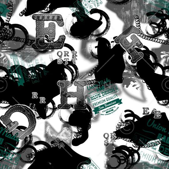 字母印花华亿平台图片