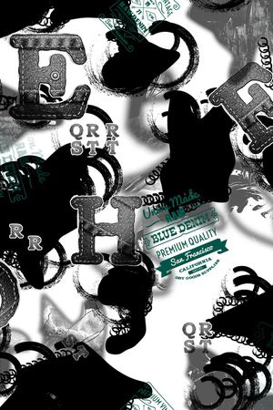 字母印花华亿平台图片