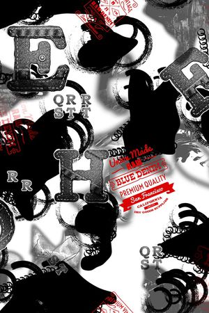 水墨风印花华亿平台图片