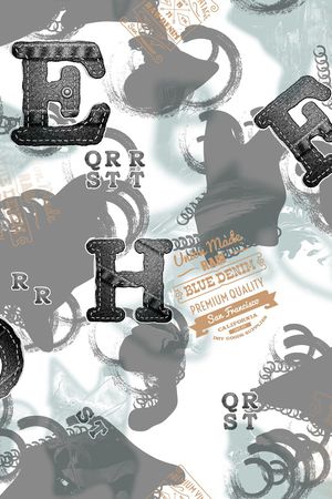 水墨风印花华亿平台图片