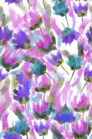 笔触印花华亿平台图片